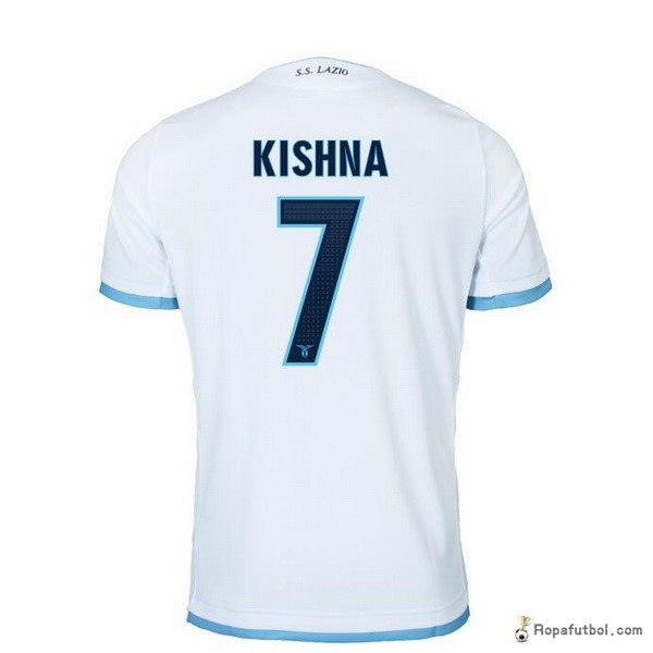 Camiseta Lazio Replica Tercera Ropa Kishna 2016/17 Blanco